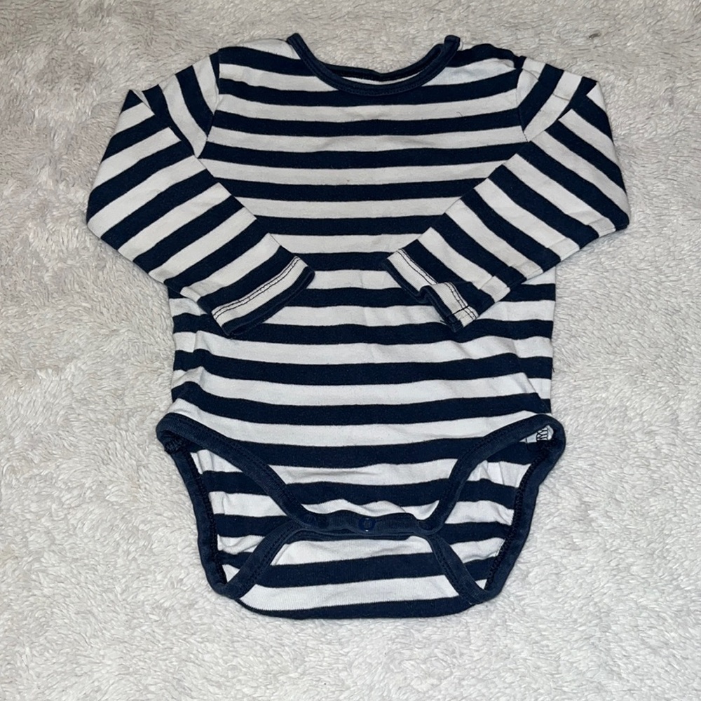 H&M striped bodysuit